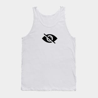 No eye prohibition(black variant) Tank Top